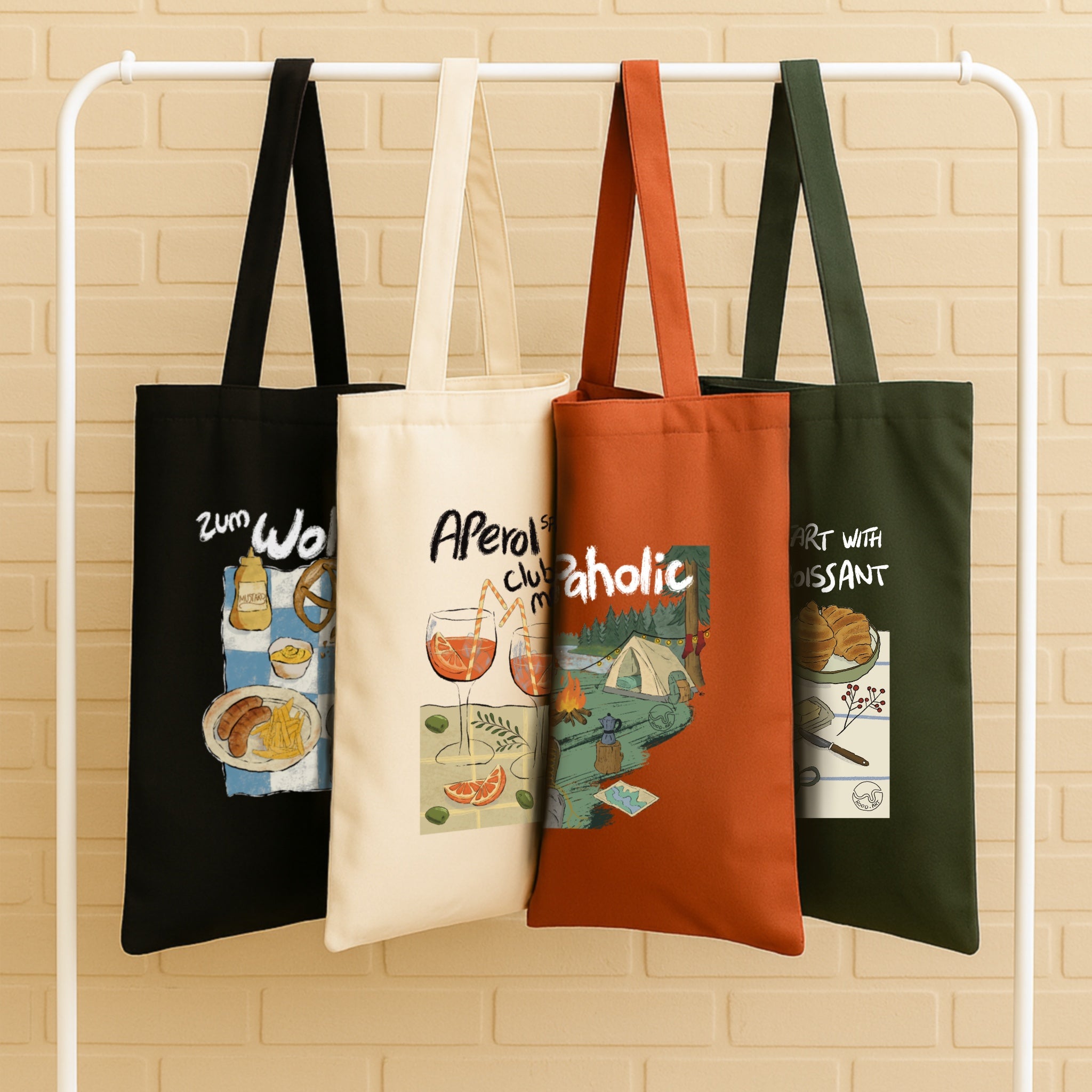 Illustrated Tote Bags