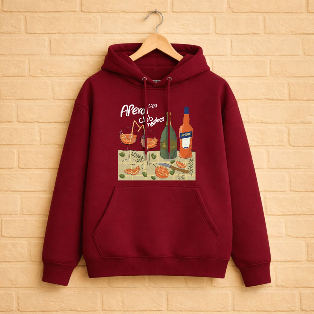 Aperol Spritz Hoodie aus 100% Bio-Baumwolle