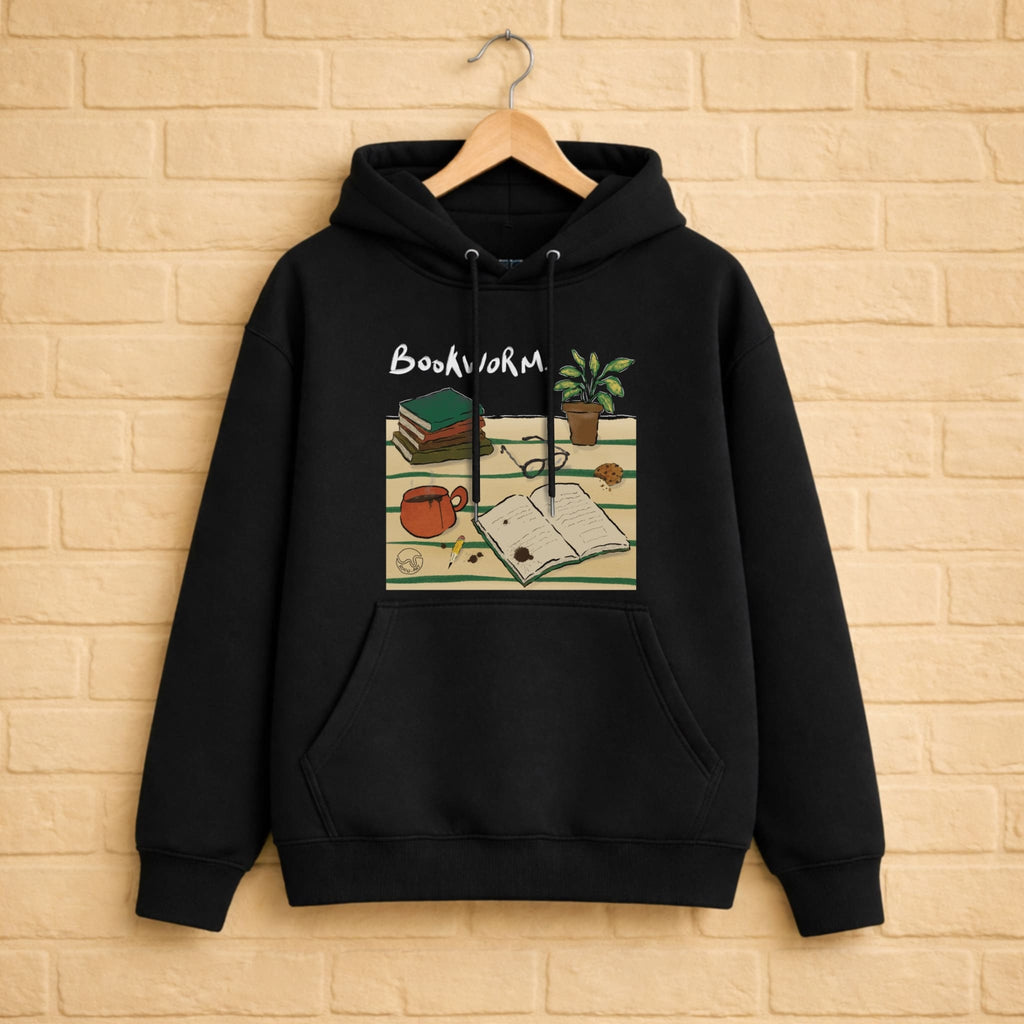 Bookworm Hoodie aus 100% Bio-Baumwolle