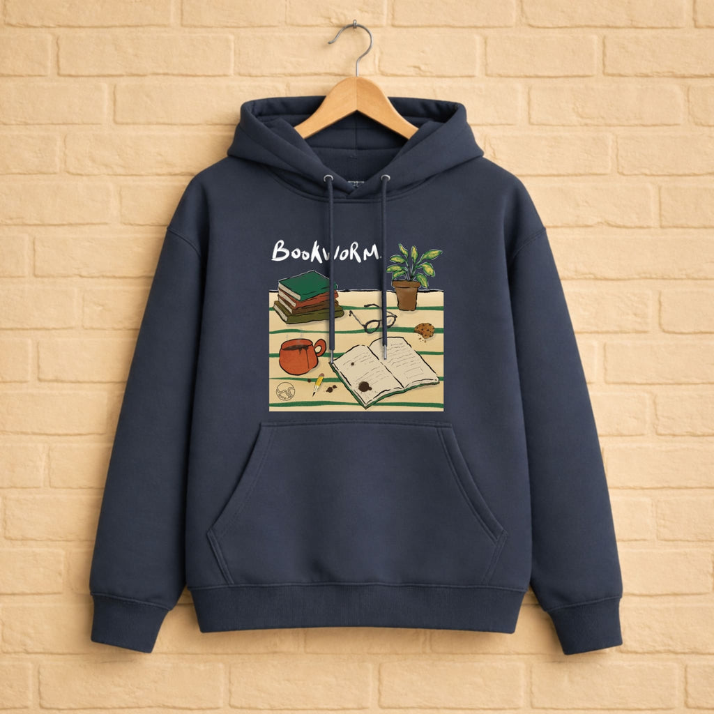 Bookworm Hoodie aus 100% Bio-Baumwolle