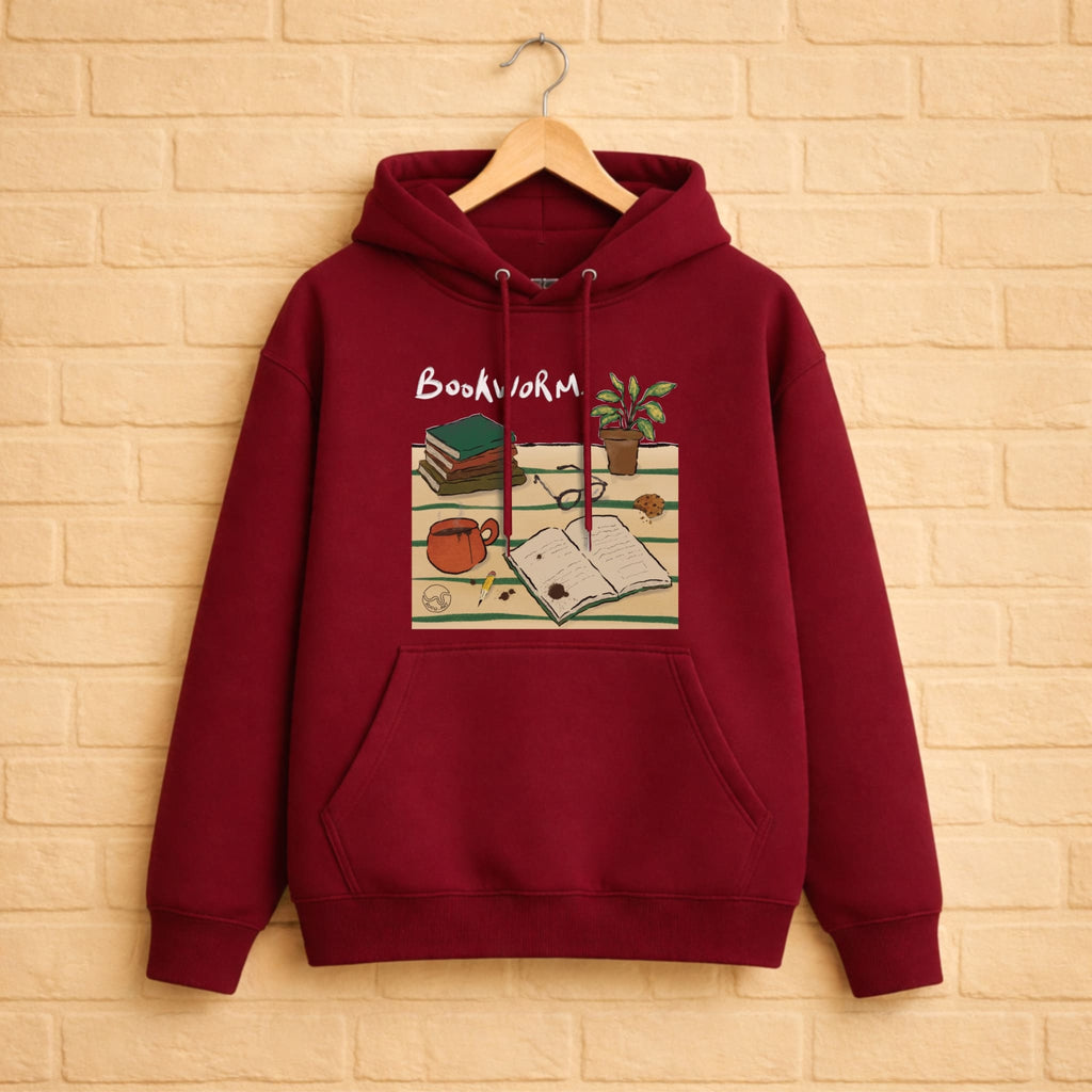 Bookworm Hoodie aus 100% Bio-Baumwolle