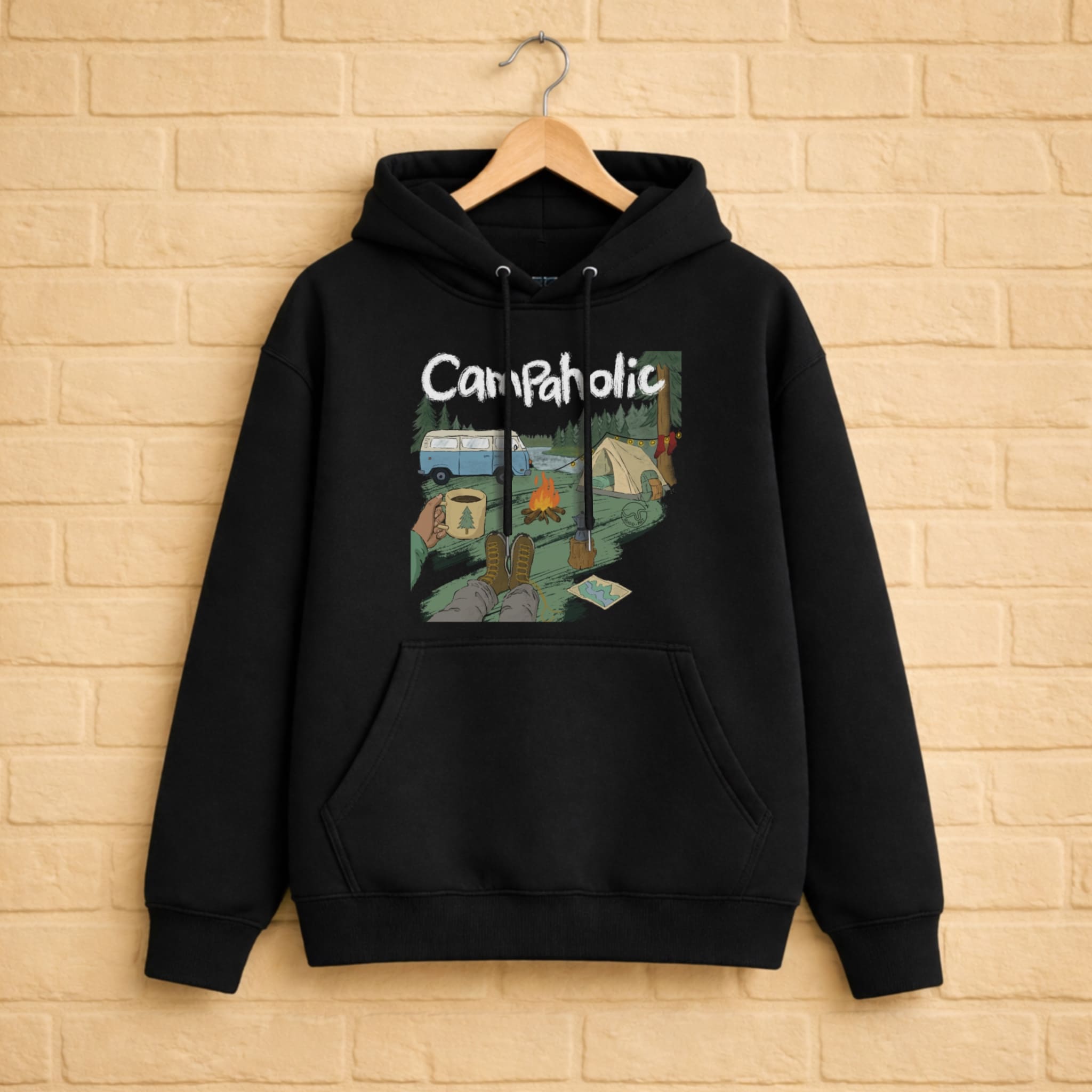 Campaholic Hoodie aus 100% Bio-Baumwolle