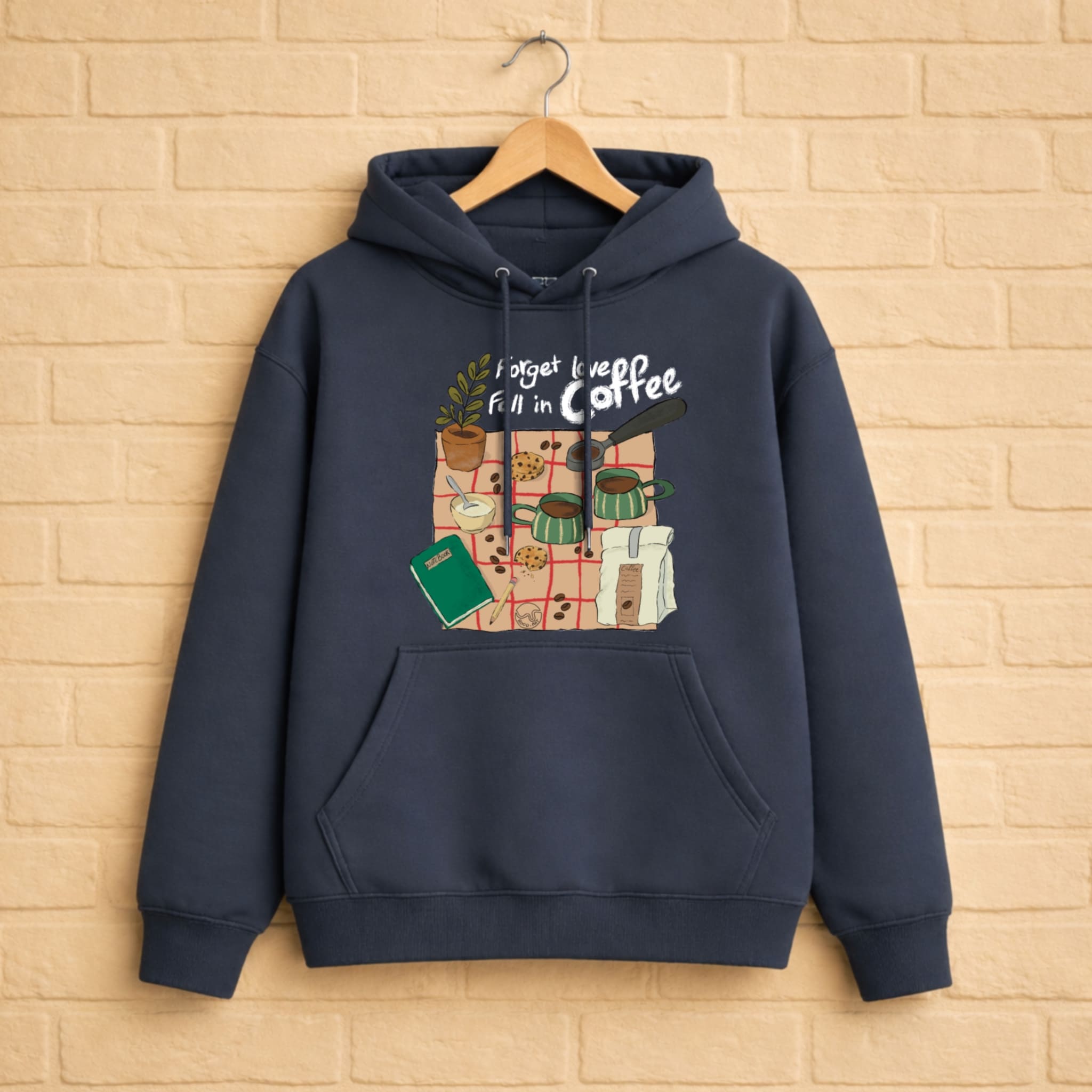 Coffee Lovers Hoodie aus 100% Bio-Baumwolle
