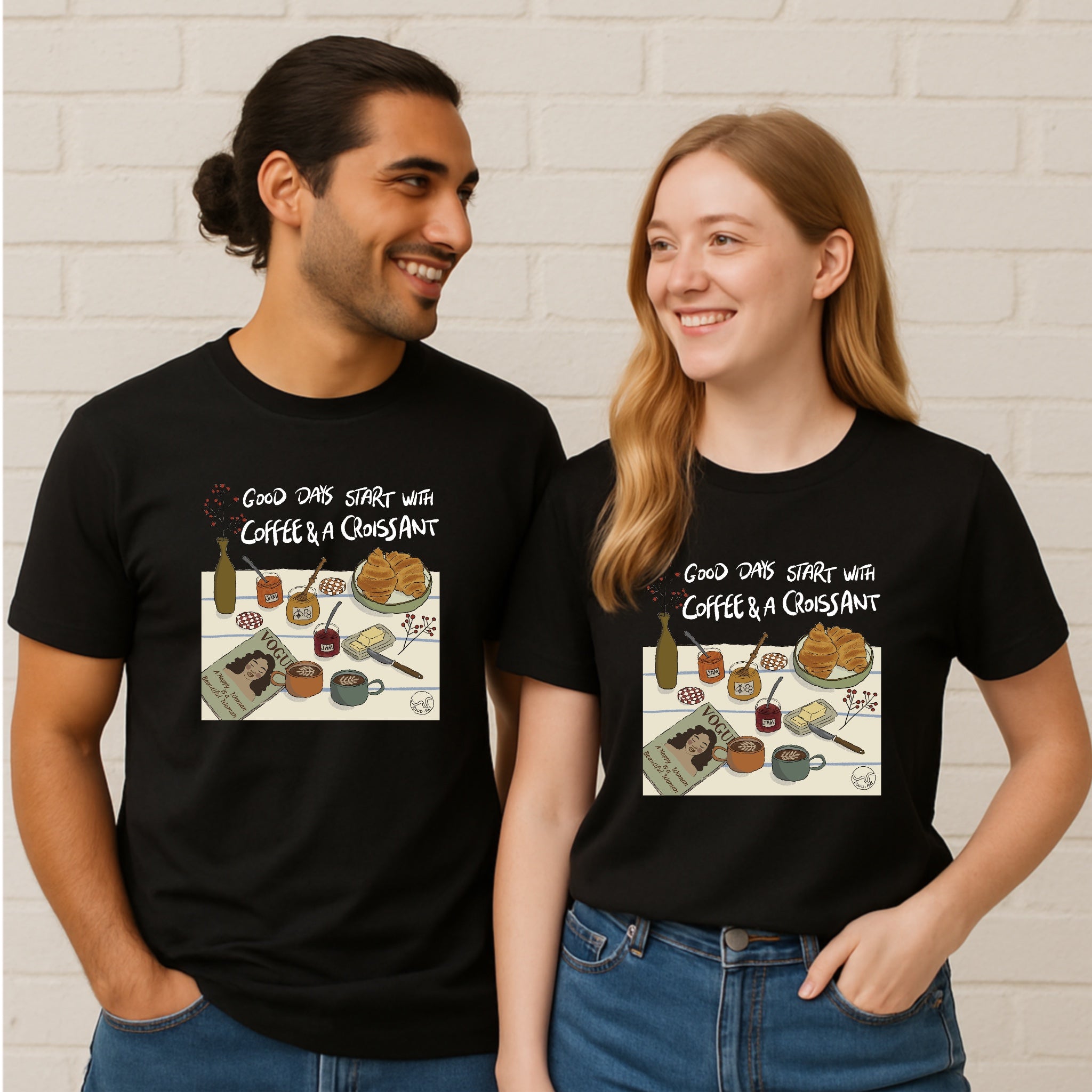 Good Days Start With Coffee And A Croissant