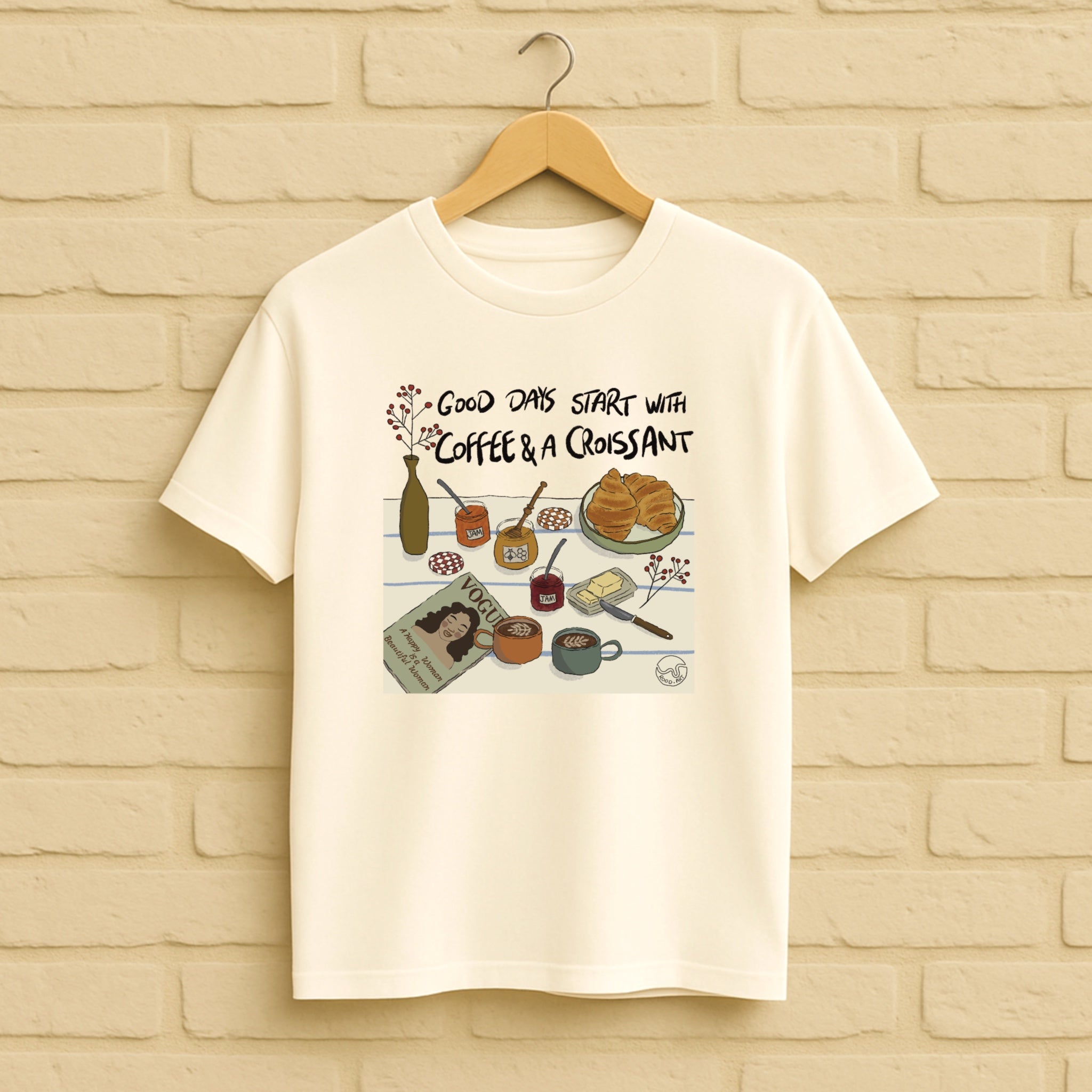 Good Days Start With Coffee And A Croissant