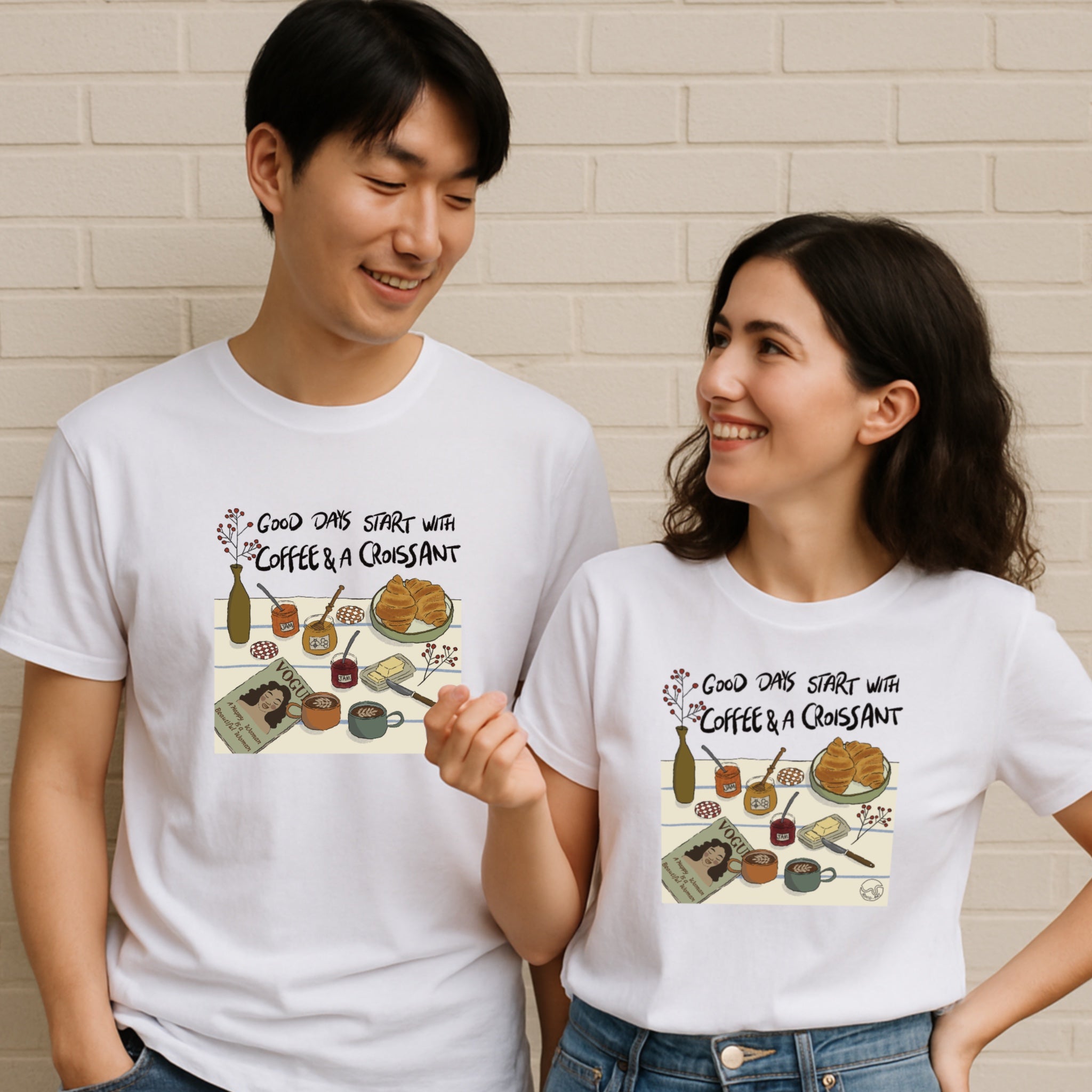 Good Days Start With Coffee And A Croissant