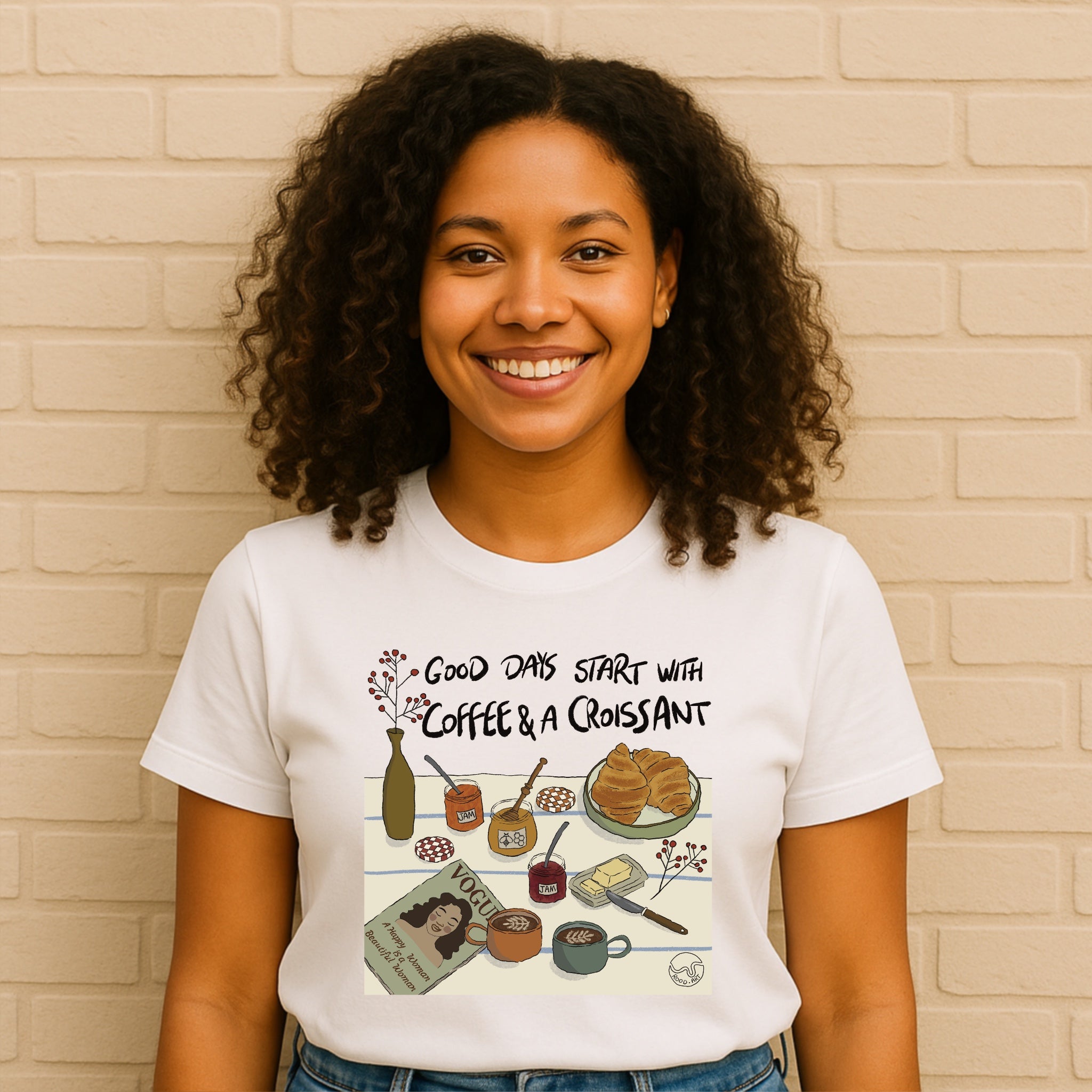 Good Days Start With Coffee And A Croissant