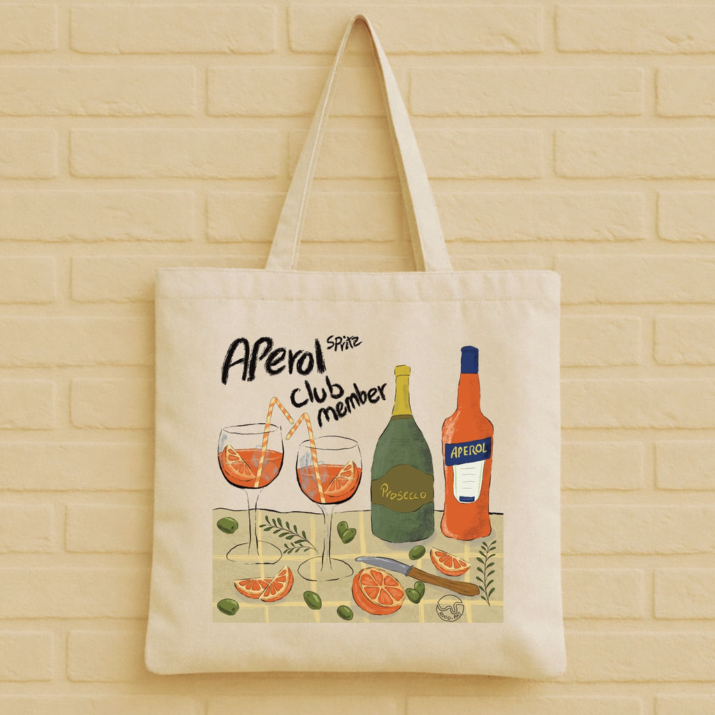 Aperol Spritz Tote Bag aus 100% Bio-Baumwolle