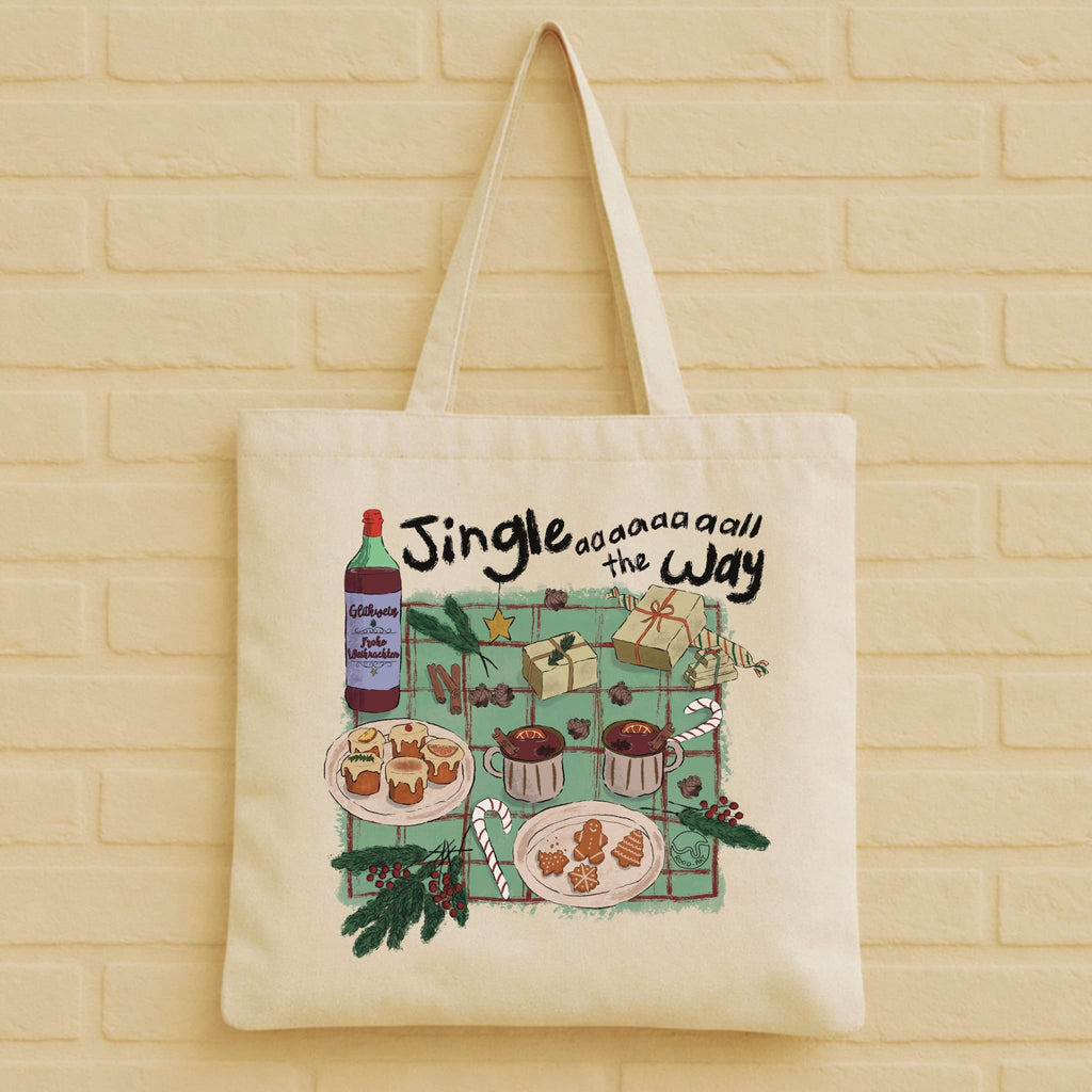 Christmas Tote Bag aus 100% Bio-Baumwolle