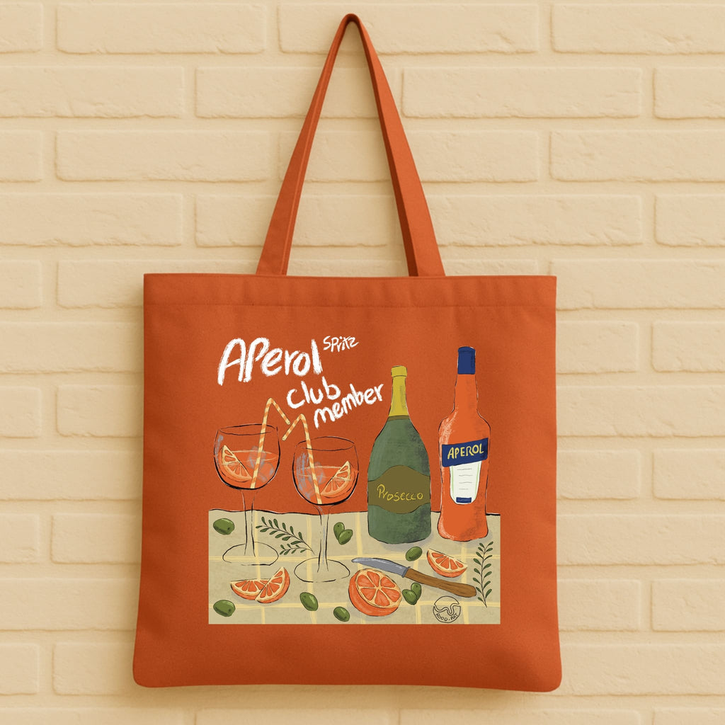Aperol Spritz Tote Bag aus 100% Bio-Baumwolle