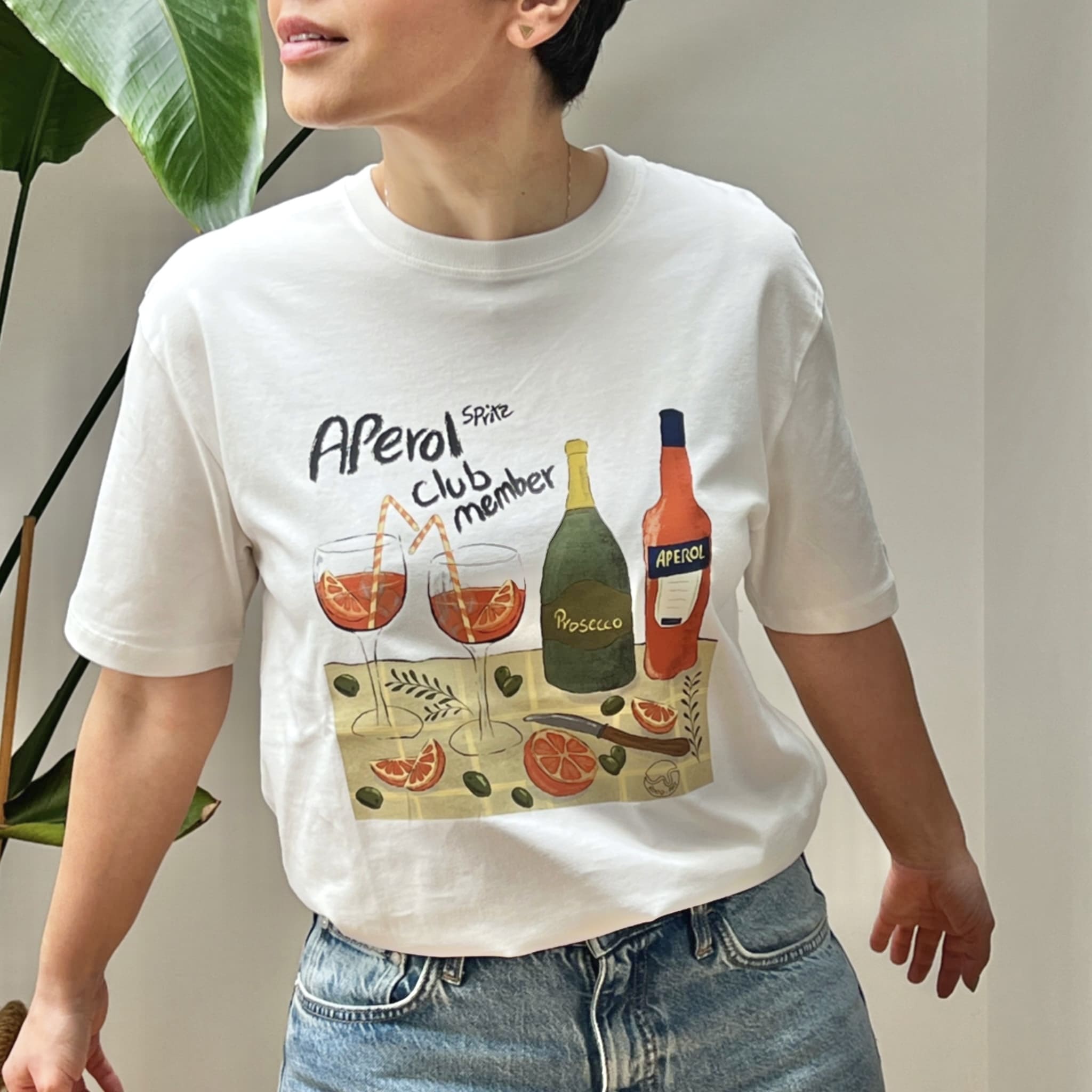 Aperol Spritz T-Shirt aus 100 % Bio-Baumwolle
