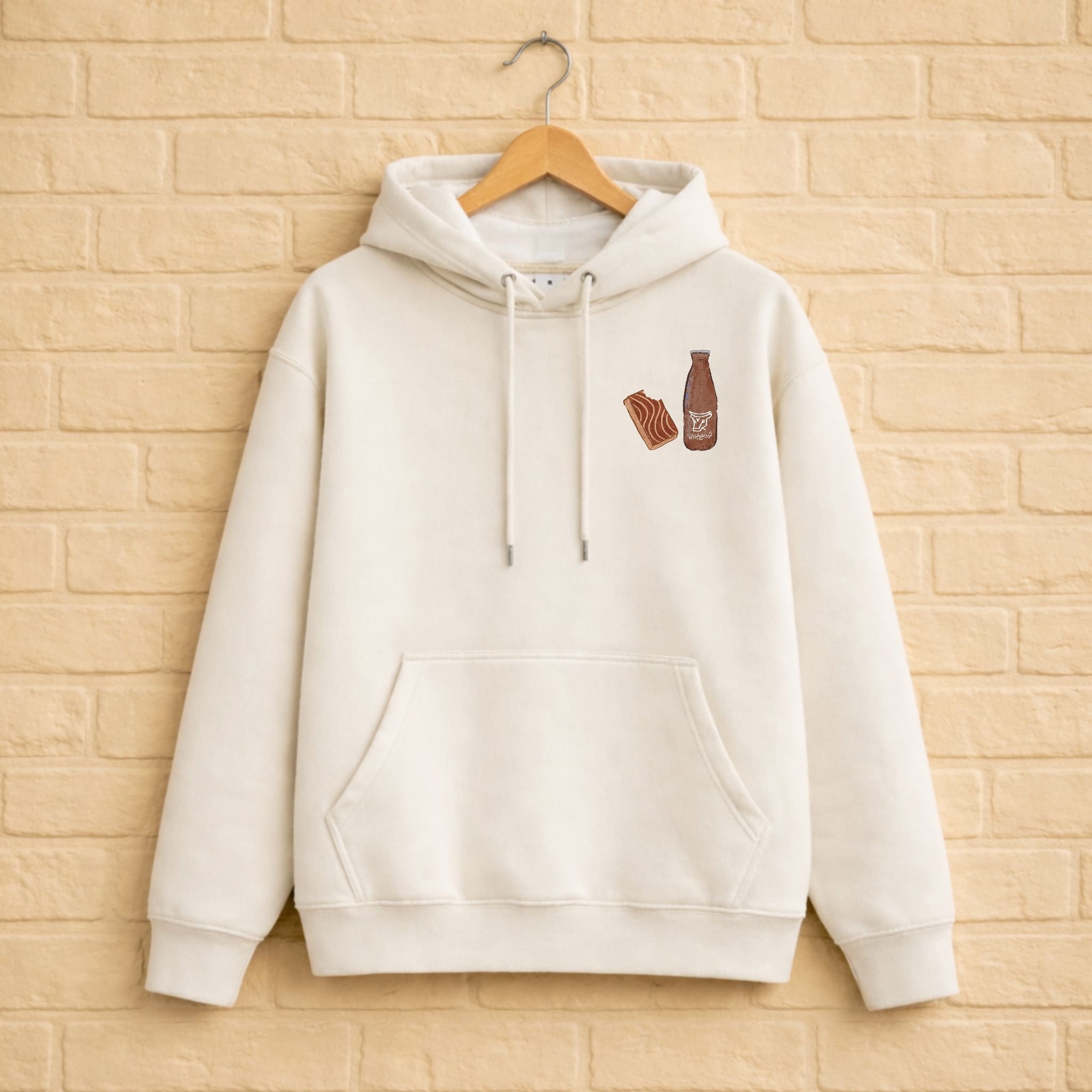 Titap & Chocolate Milk Hoodie aus 100% Bio-Baumwolle