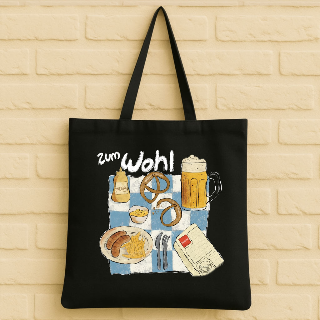 Bier Tote Bag aus 100% Bio-Baumwolle
