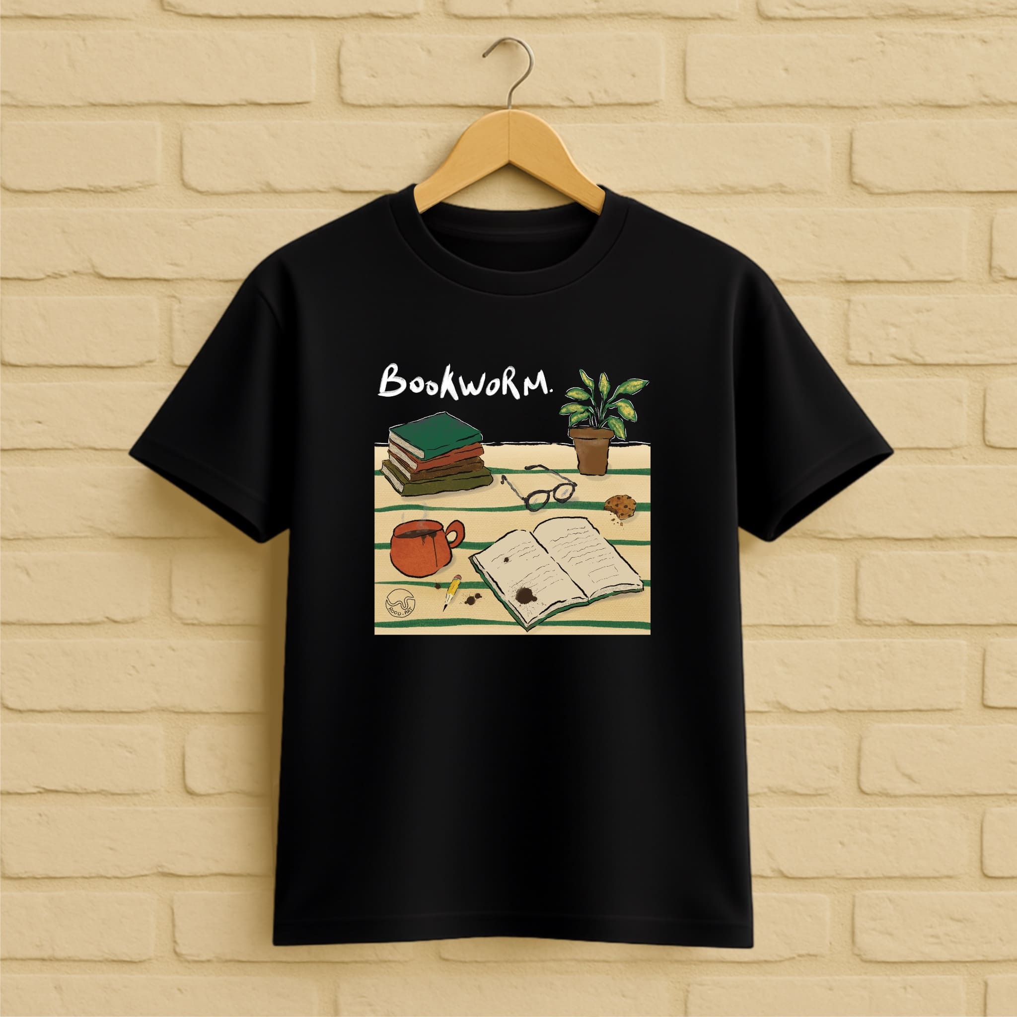 Book Lover T-Shirt aus 100 % Bio-Baumwolle