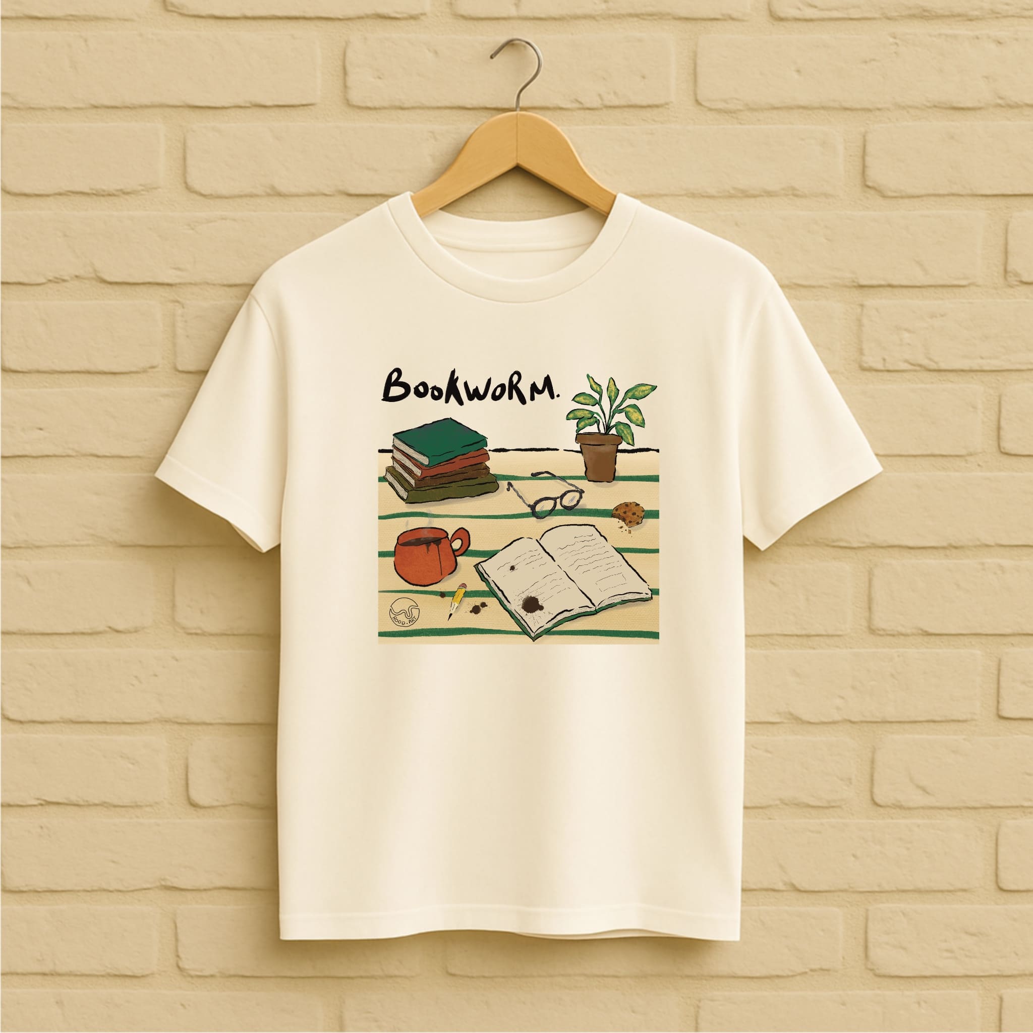 Book Lover T-Shirt aus 100 % Bio-Baumwolle
