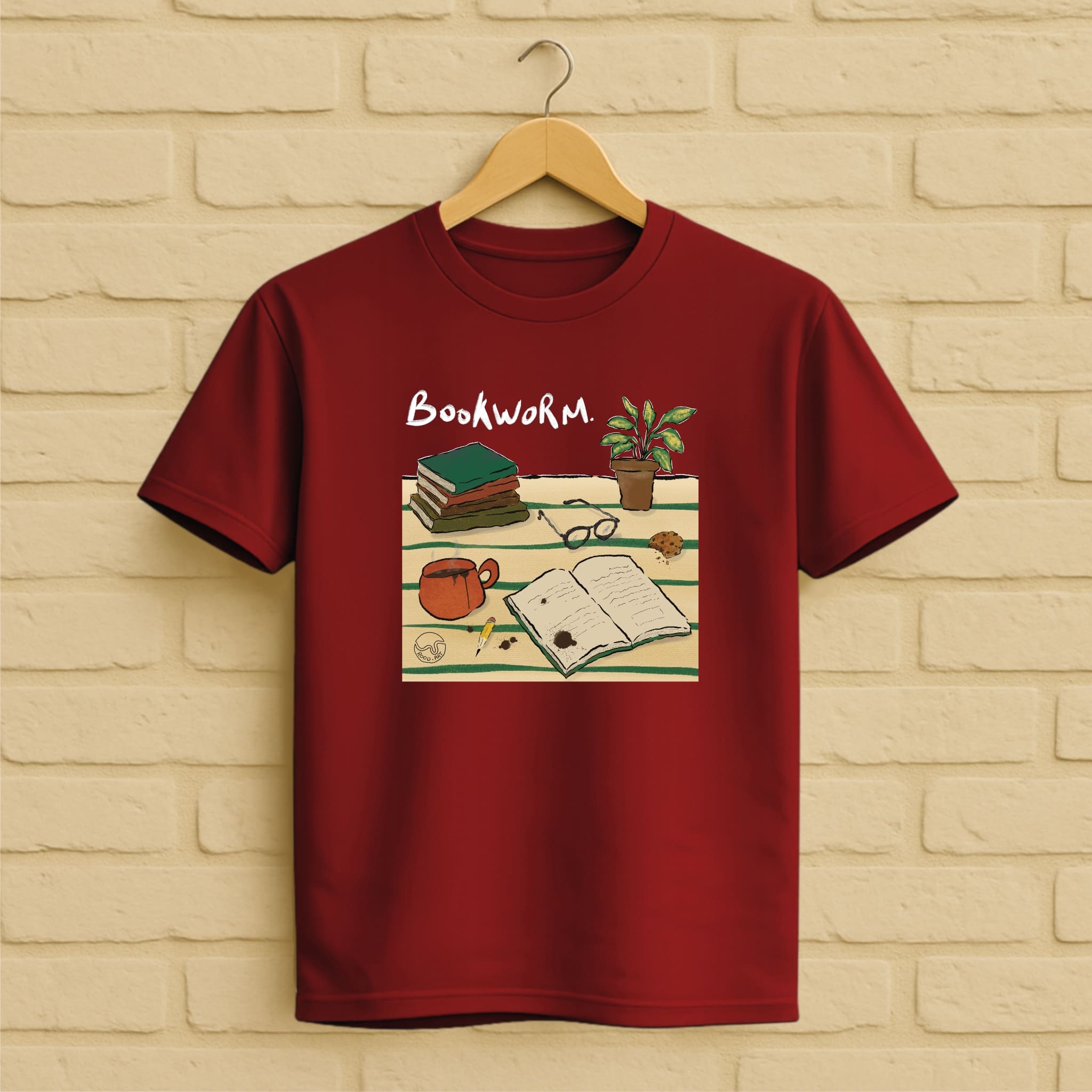 Book Lover T-Shirt aus 100 % Bio-Baumwolle